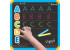 Itoys 4-in-1 magnetic slate with alphabets and numbers  (Multicolor)